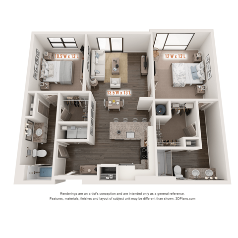 2bedroom 2 bath at The Augustan, Augusta, 30901